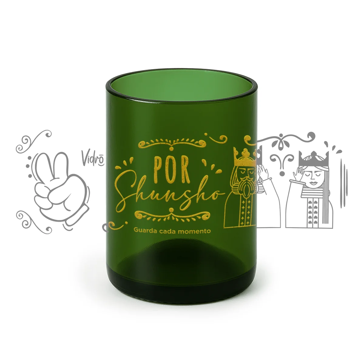 VIDRŌ Ecuador. Vasos Ecuatorianos hechos de botellas recicladas. No reciclamos, hacemos upcycling, con identidad ecuatoriana. Vasos Ecológicos, productos y proyecto sustentable en Ecuador. Vidró. Guarda cada momento.