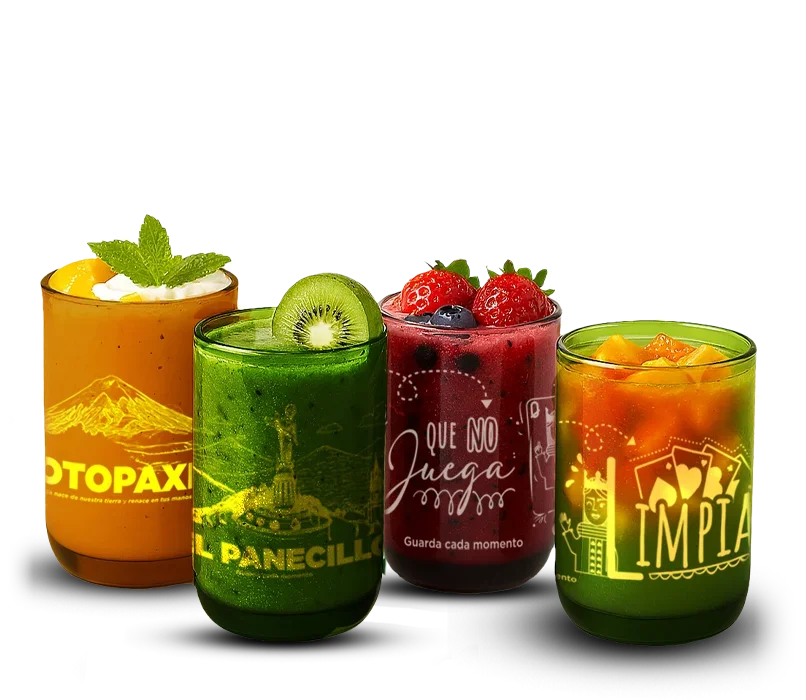 VIDRŌ Ecuador. Vasos Ecuatorianos hechos de botellas recicladas. No reciclamos, hacemos upcycling, con identidad ecuatoriana. Vasos Ecológicos, productos y proyecto sustentable en Ecuador. Vidró. Guarda cada momento.